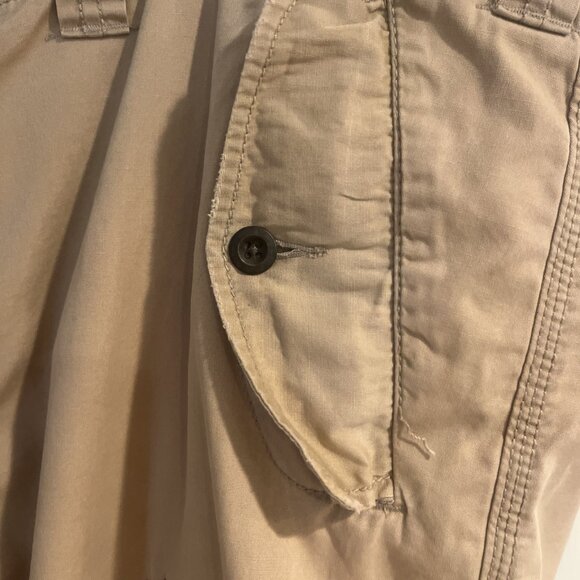 Ralph Lauren Cargo Pants grunge Khaki streetwear 42x32 eBay 9 Pocket Vintage - Picture 2 of 16